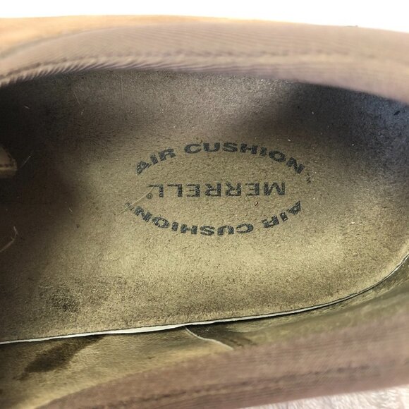 Merrell Women's Topo Twist Stone Suede Leather Slip On Loafer Shoe Size 8 - Picture 9 of 12